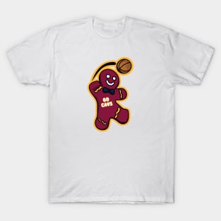 Cleveland Cavaliers Gingerbread Man T-Shirt